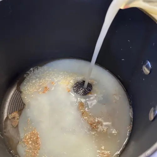 Savory high protein breakfast porridge Tiny Cottage Kitchen