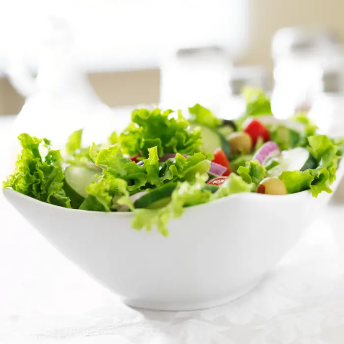 green salad with vegetables