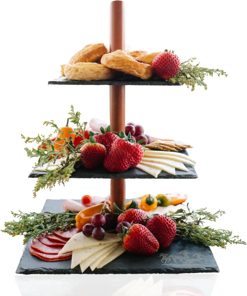 tiered serving tray